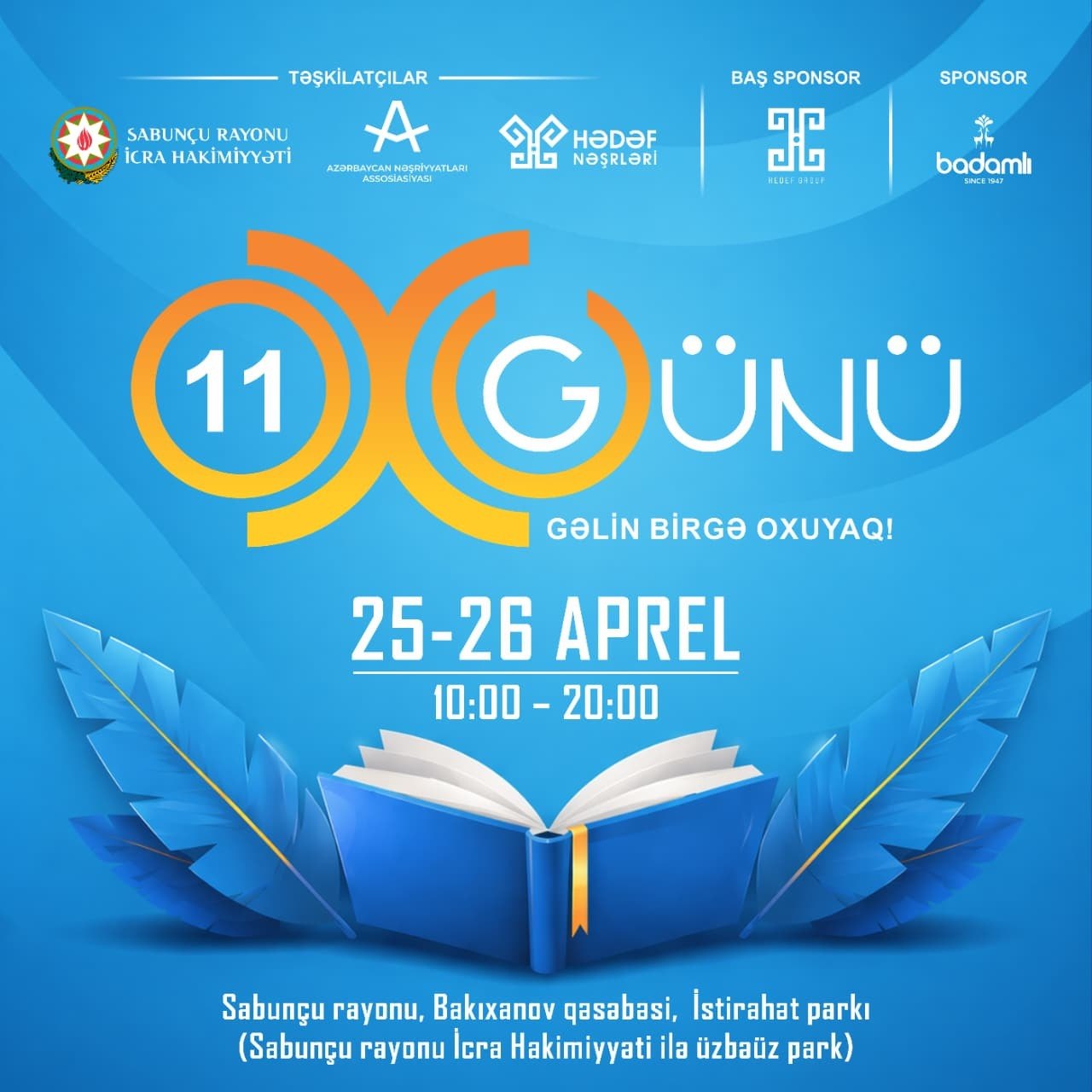 Bakıda “Oxu Günü–11 Kitab Festivalı” keçiriləcək