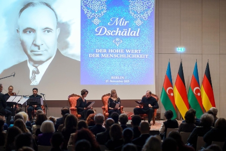 Berlində Mir Cəlalın alman dilinə tərcümə edilmiş hekayələrindən ibarət kitabın təqdimatı olub