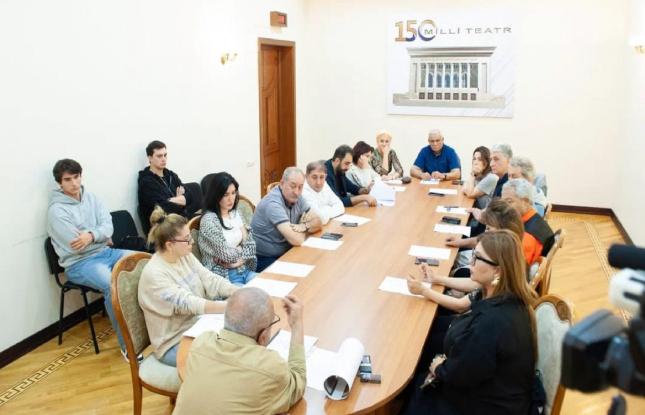 Dram Teatrında yeni tamaşanın məşqlərinə başlanılıb