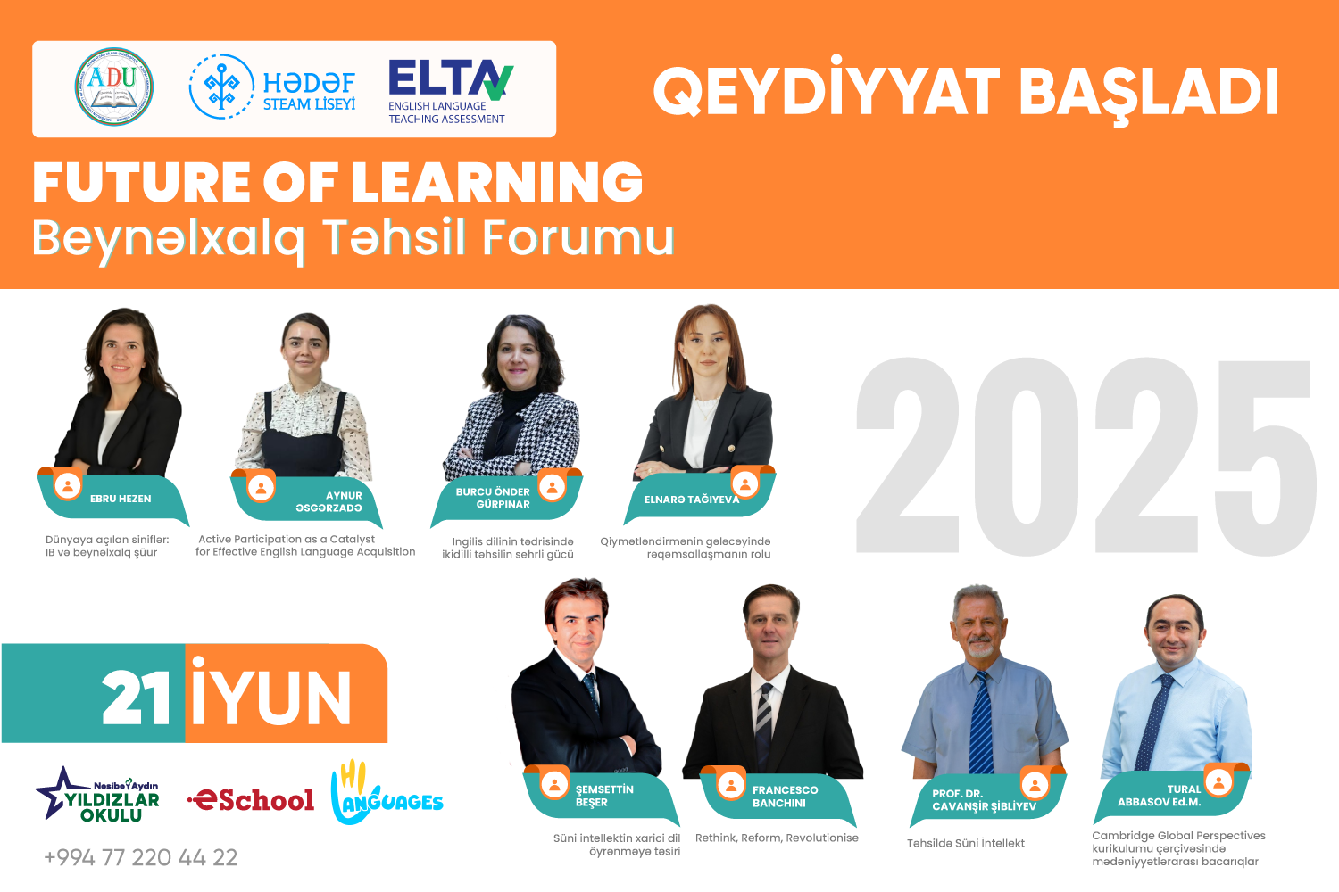 “Future of Learning” Beynəlxalq Təhsil Forumu: Təhsilin Gələcəyinə Doğru Transformasiya