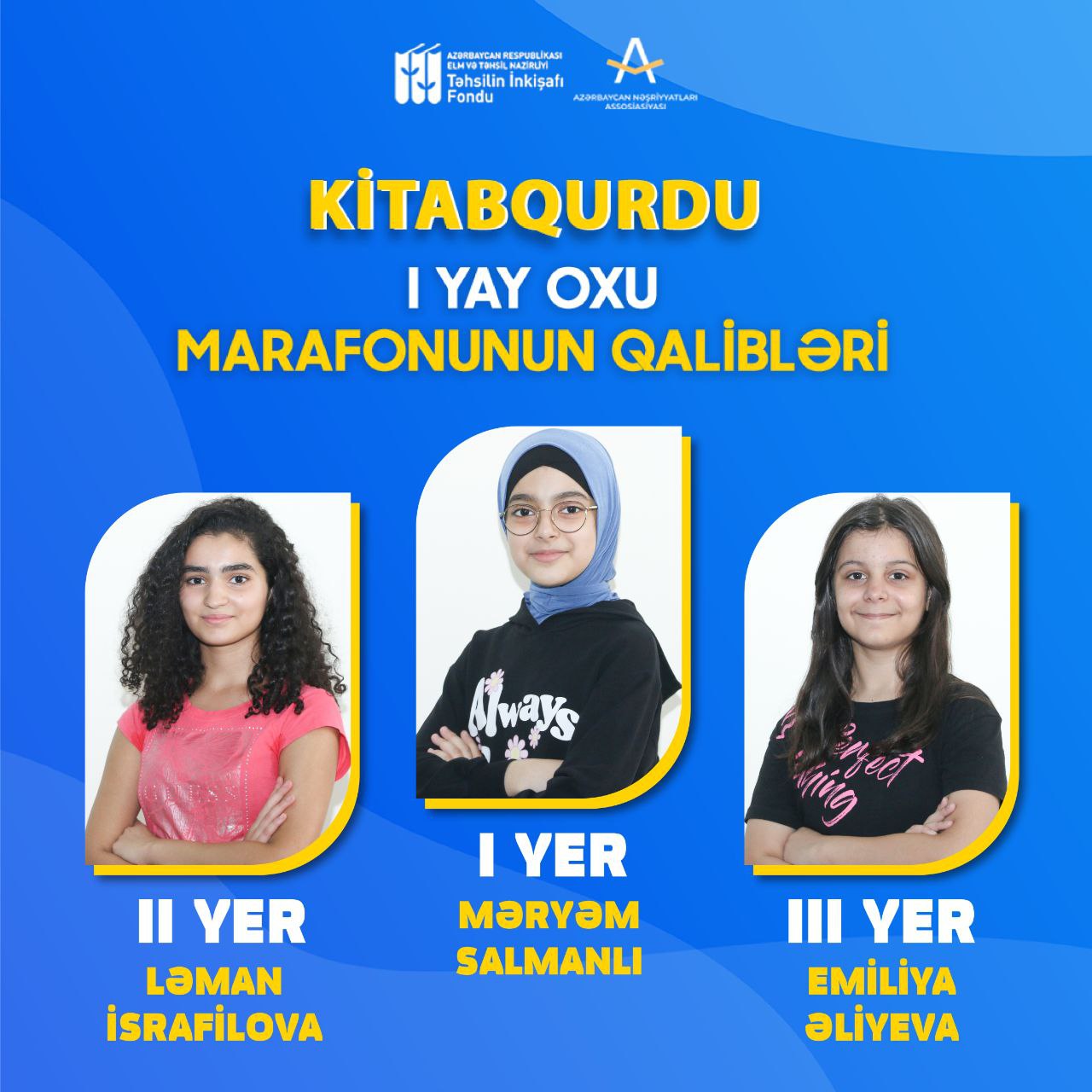 “Kitabqurdu” I Yay Oxu Marafonunun qalibləri bəlli oldu - Foto