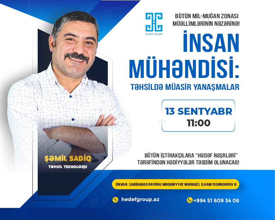 Sabirabadda müəllimlər üçün seminar təşkil olunacaq