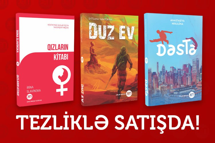 "XAN Nəşriyyatı"nda üç Ukrayna yazıçısının kitabı işıq üzü görəcək - TEZLİKLƏ